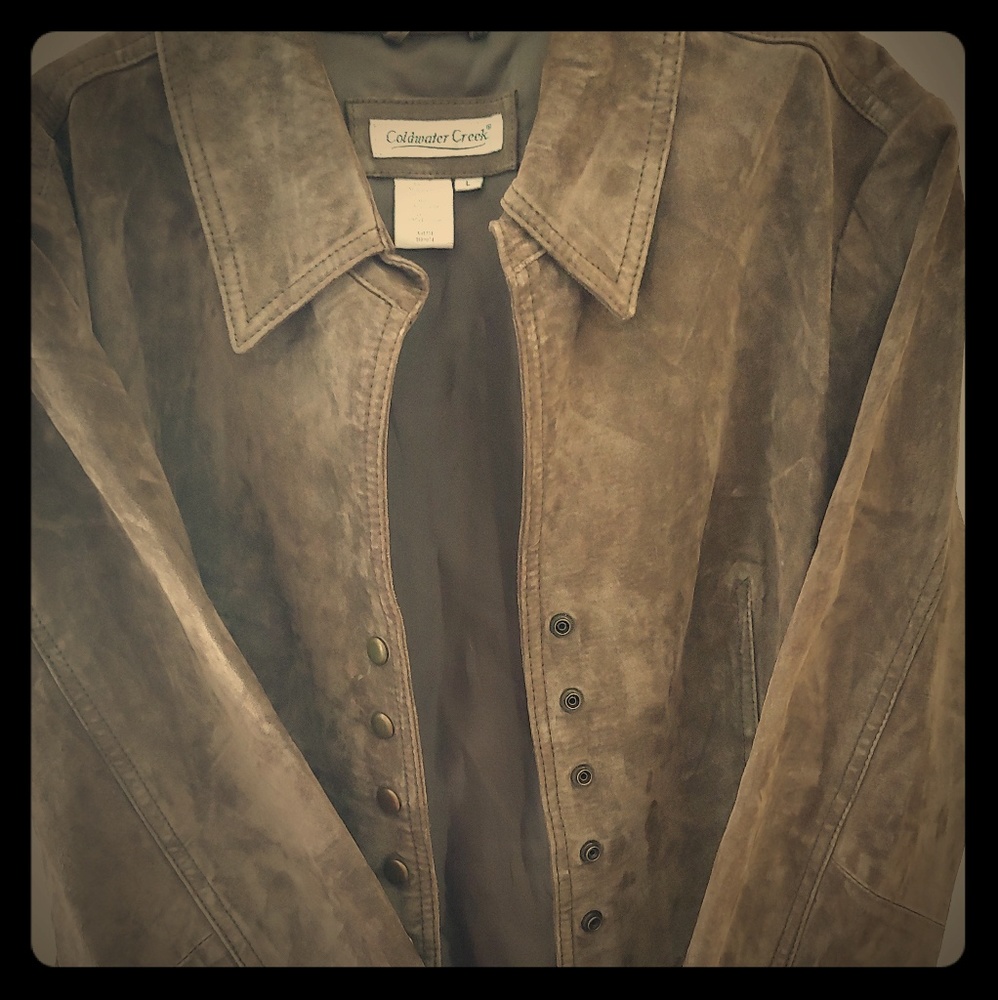 Coldwater Creek leather jacket